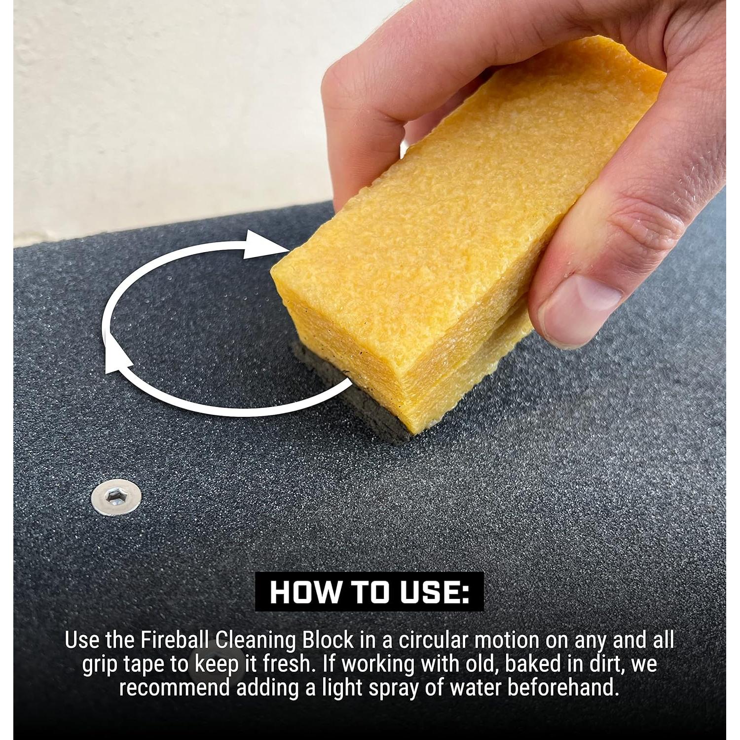 Limpiador de Cinta de Agarre Fireball - 2 Gomas de Limpieza