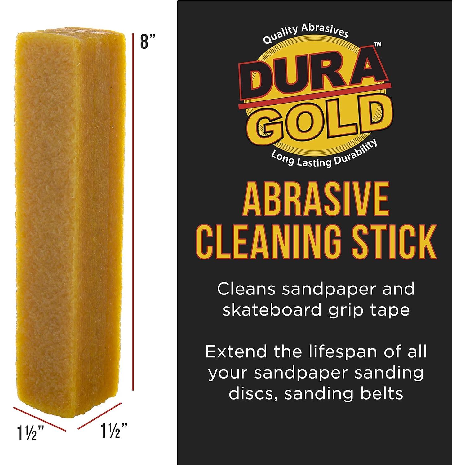 Barra de Limpieza Abrasiva Dura-Gold 20.32 cm - Borrador de Goma Natural