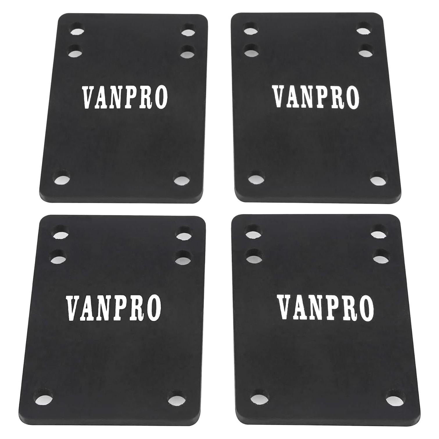 Elevadores de Goma para Patineta Vanpro 4MM - Absorción de Impactos