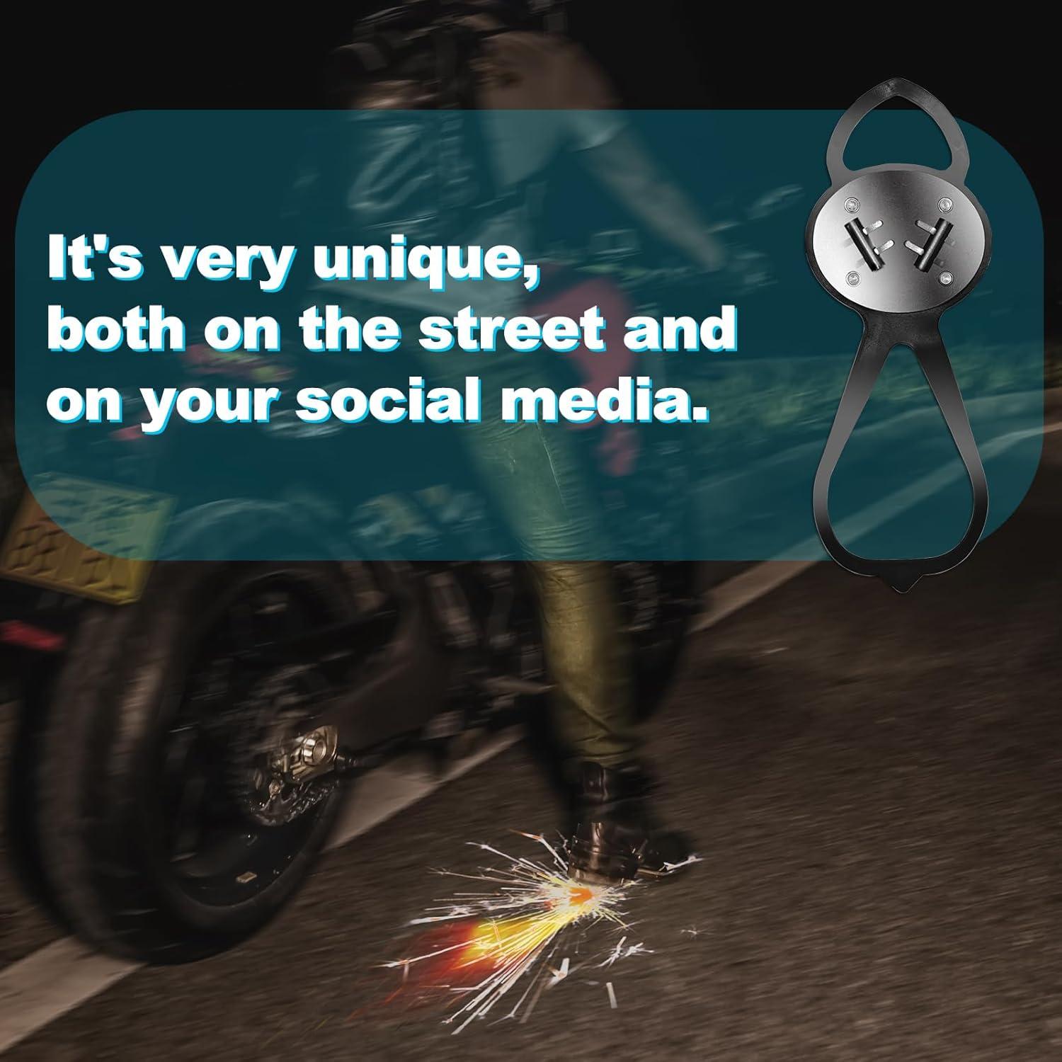 Almohadillas de Chispas FANDEHUA para Patineta y Bicicleta