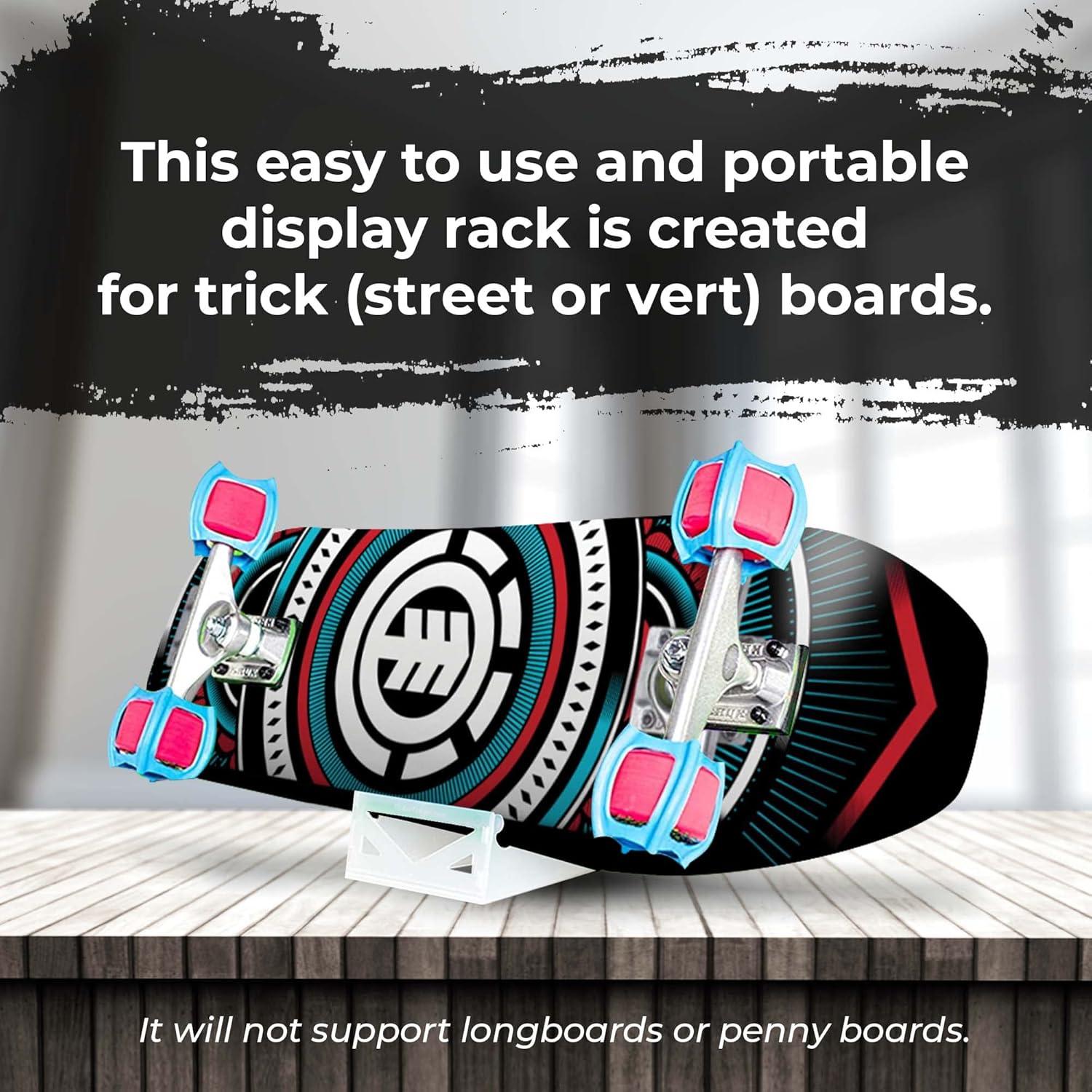 Soporte para Skateboard SKATERTRAINER Origami - Exhibidor Compacto