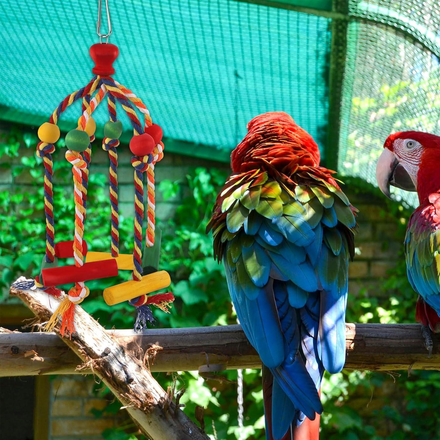 Juguetes para Aves Colgantes Gosknor - Columpio y Juguete Multicolor