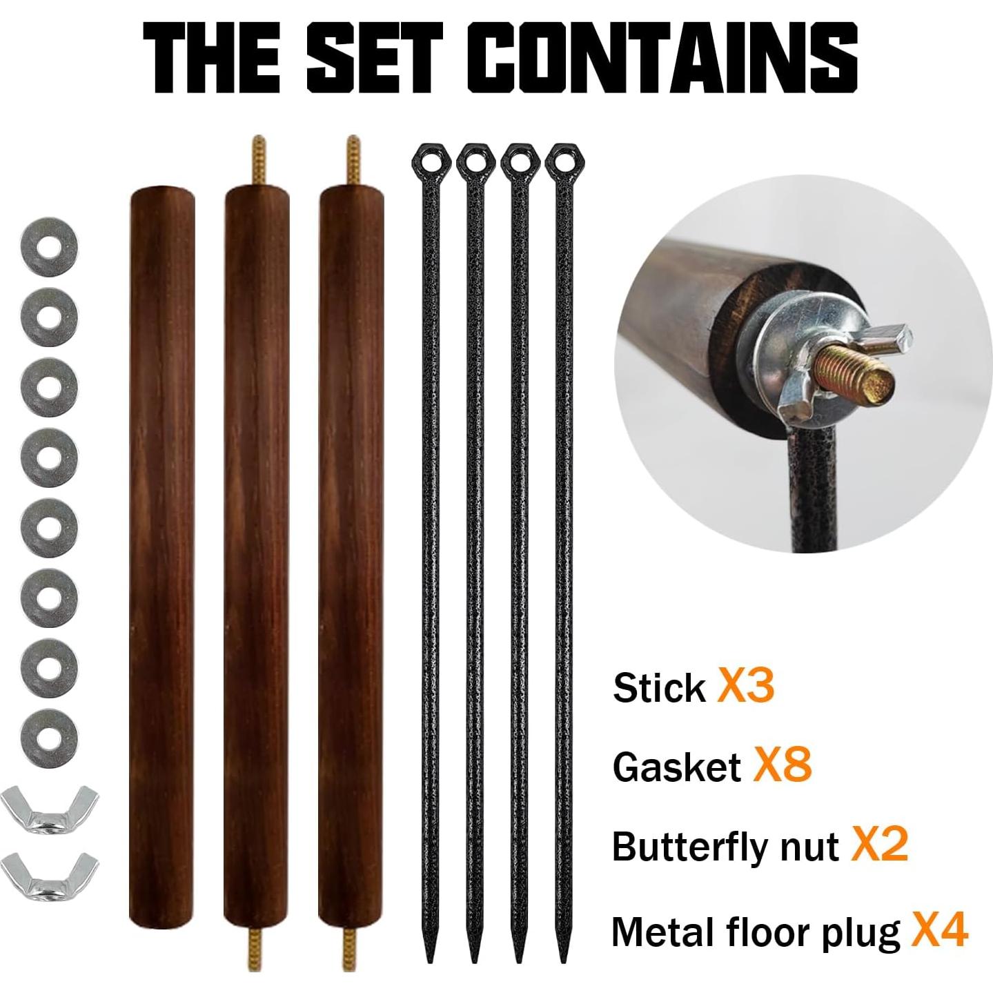 Juguete de Percha Extra Larga para Pollos NICERINC 114 cm