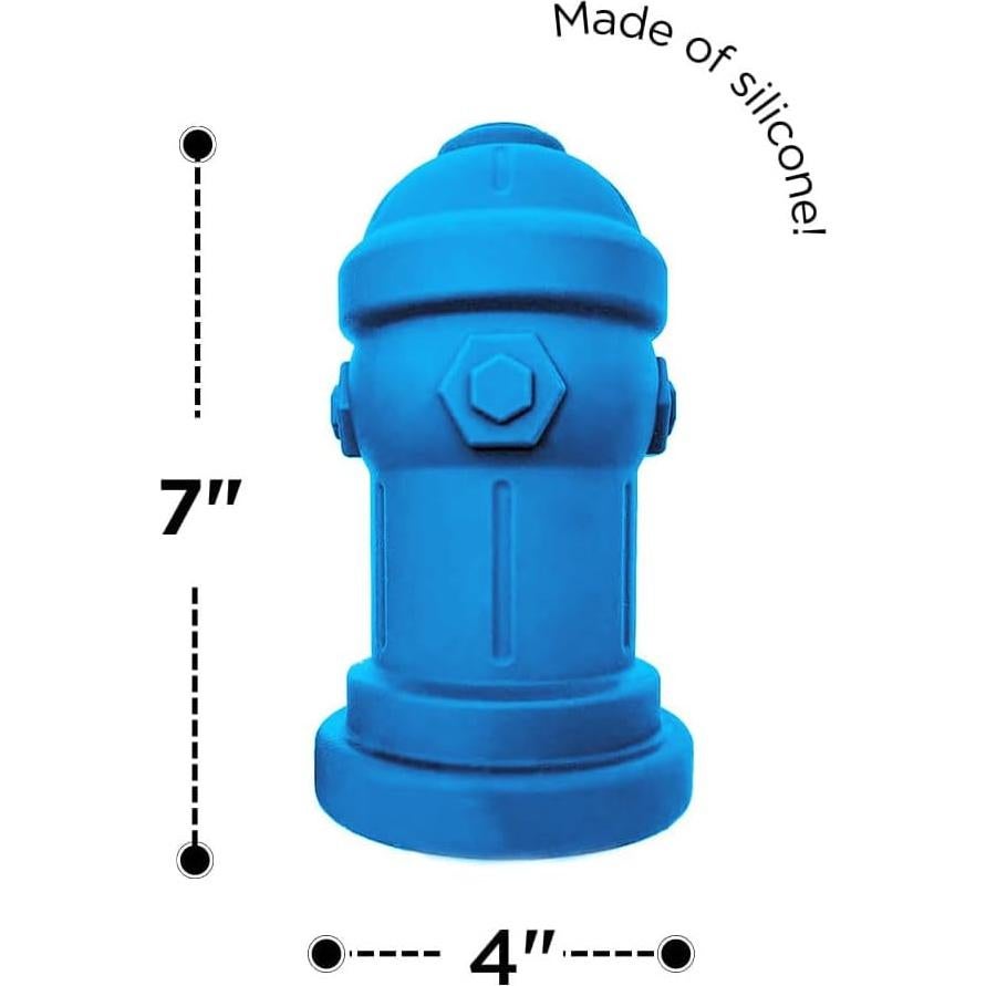 Hidrante de Silicona para Perros Machos Bark Potty 10.16x17.78cm Azul