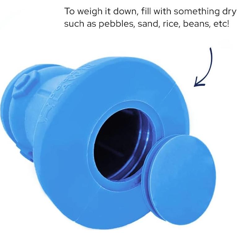 Hidrante de Silicona para Perros Machos Bark Potty 10.16x17.78cm Azul