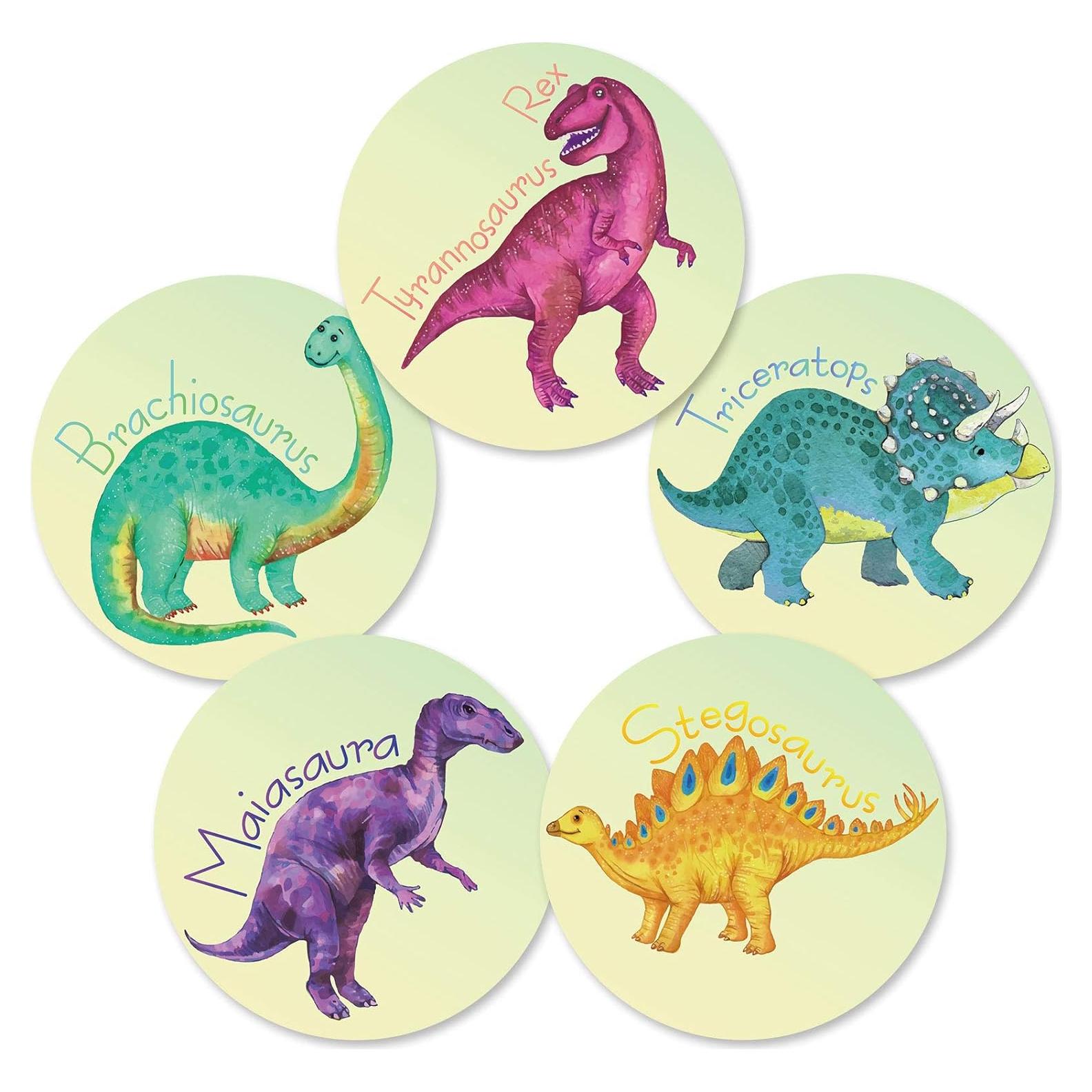 Pegatinas de Entrenamiento para Ir al Baño Zonon - 10 Pcs Dinosaurio