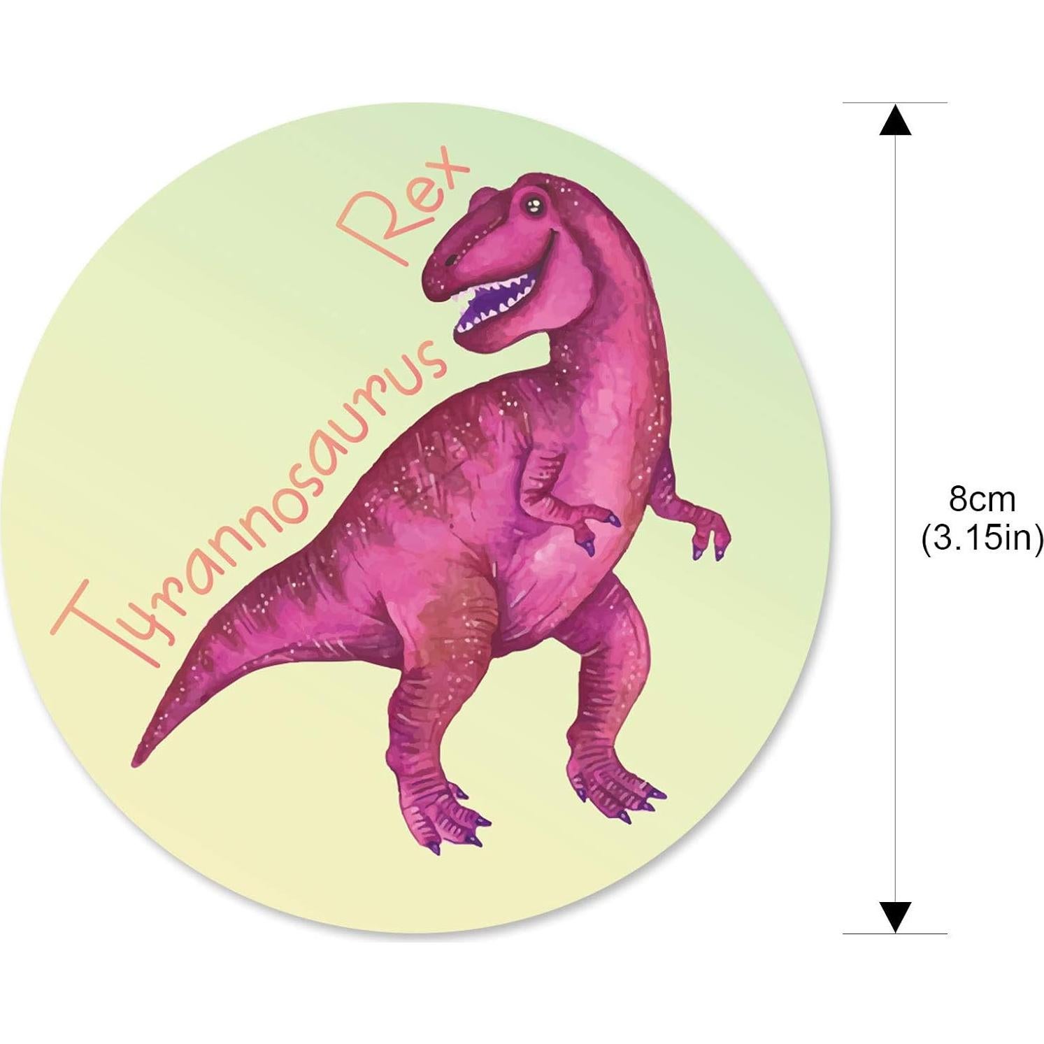 Pegatinas de Entrenamiento para Ir al Baño Zonon - 10 Pcs Dinosaurio