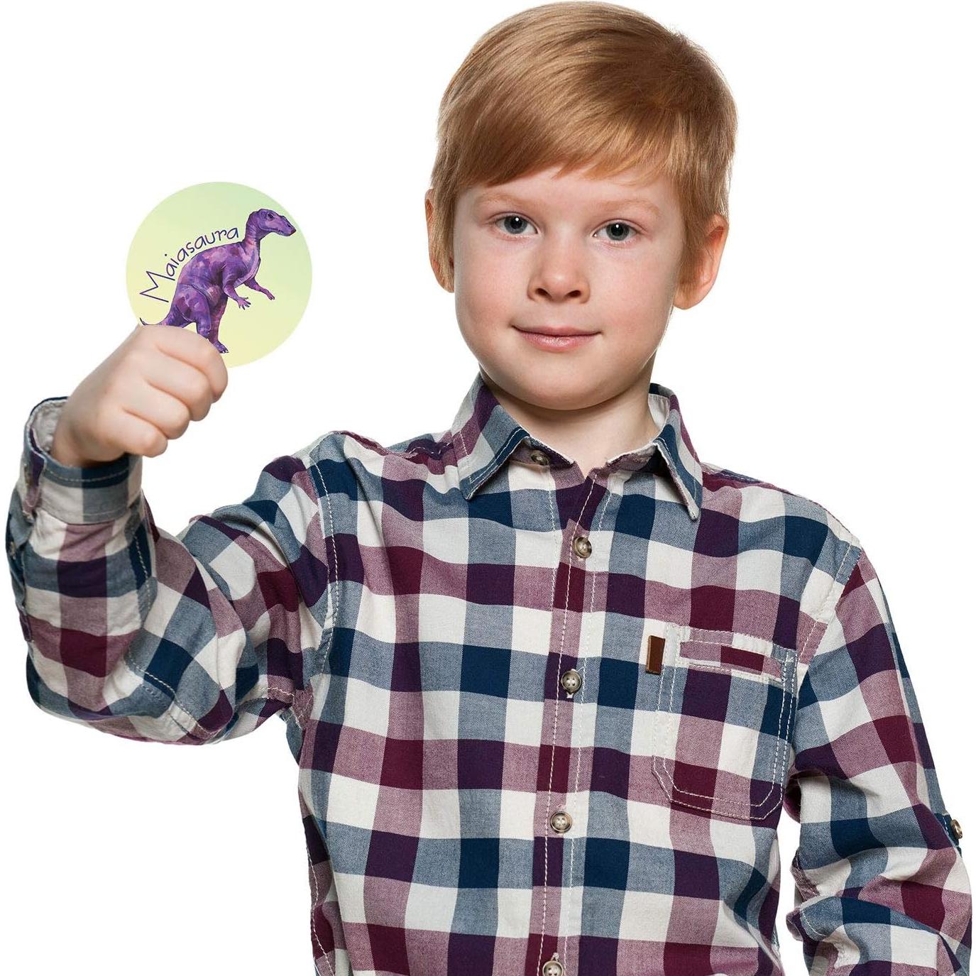 Pegatinas de Entrenamiento para Ir al Baño Zonon - 10 Pcs Dinosaurio