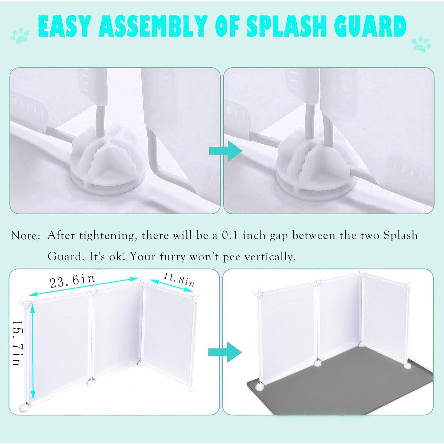 Caja de Arena para Perros Bencacawinstyle con Protector