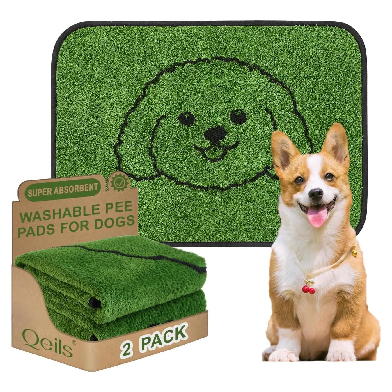 Almohadillas Reutilizables para Cachorros Qeils 45x60cm 2 Piezas