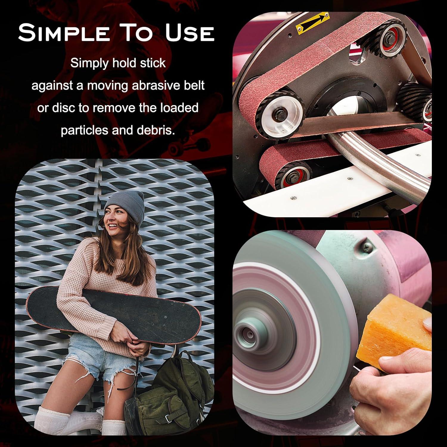 Stick de Limpieza Abrasivo WCIC 20 cm para Lijadoras de Cinta