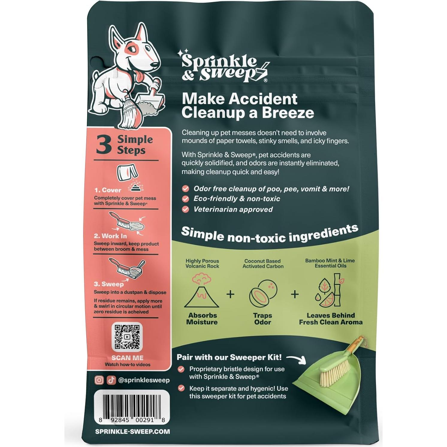 Limpiar y Barrer Limpiador de Accidentes de Mascotas 113g