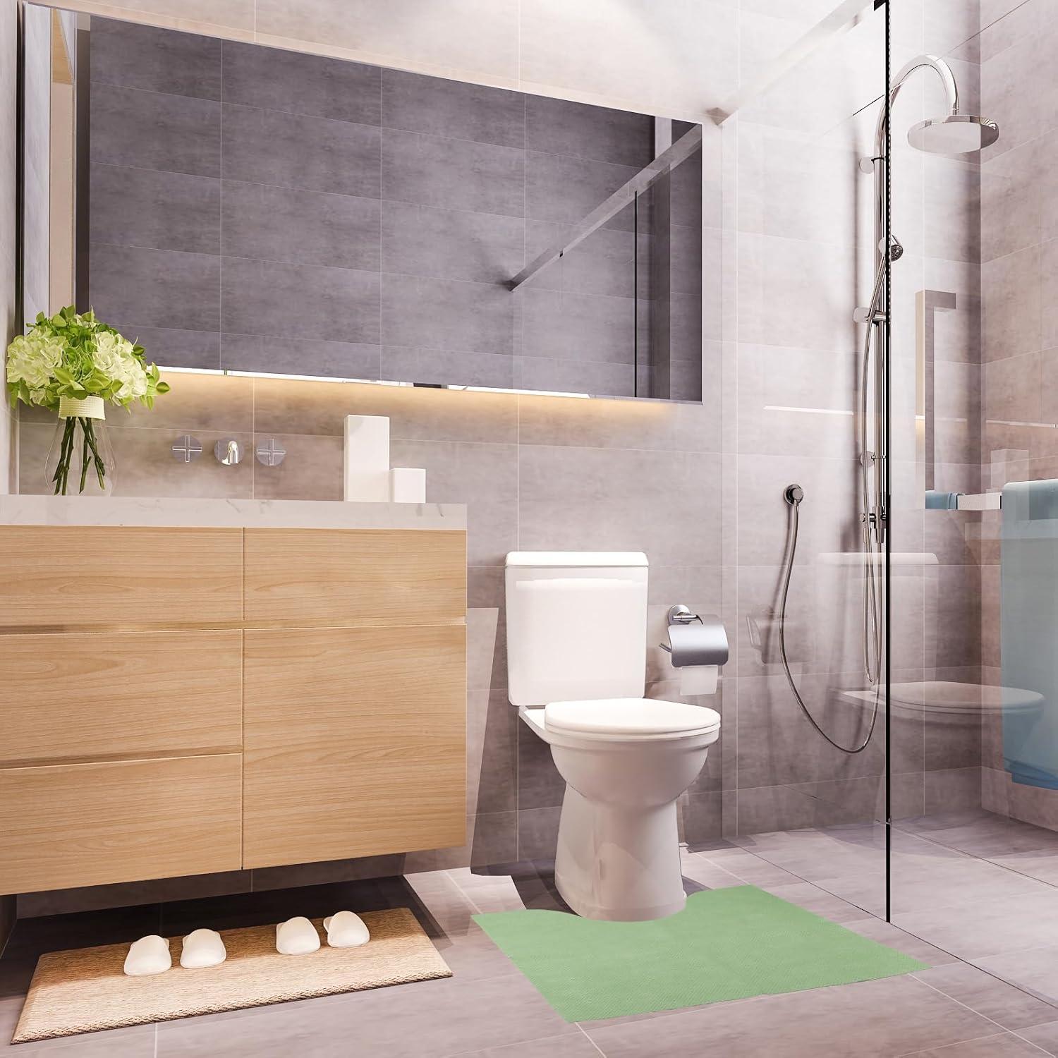 Alfombrillas Desechables para Inodoro Peryiter 25 Piezas 60x55cm Verde