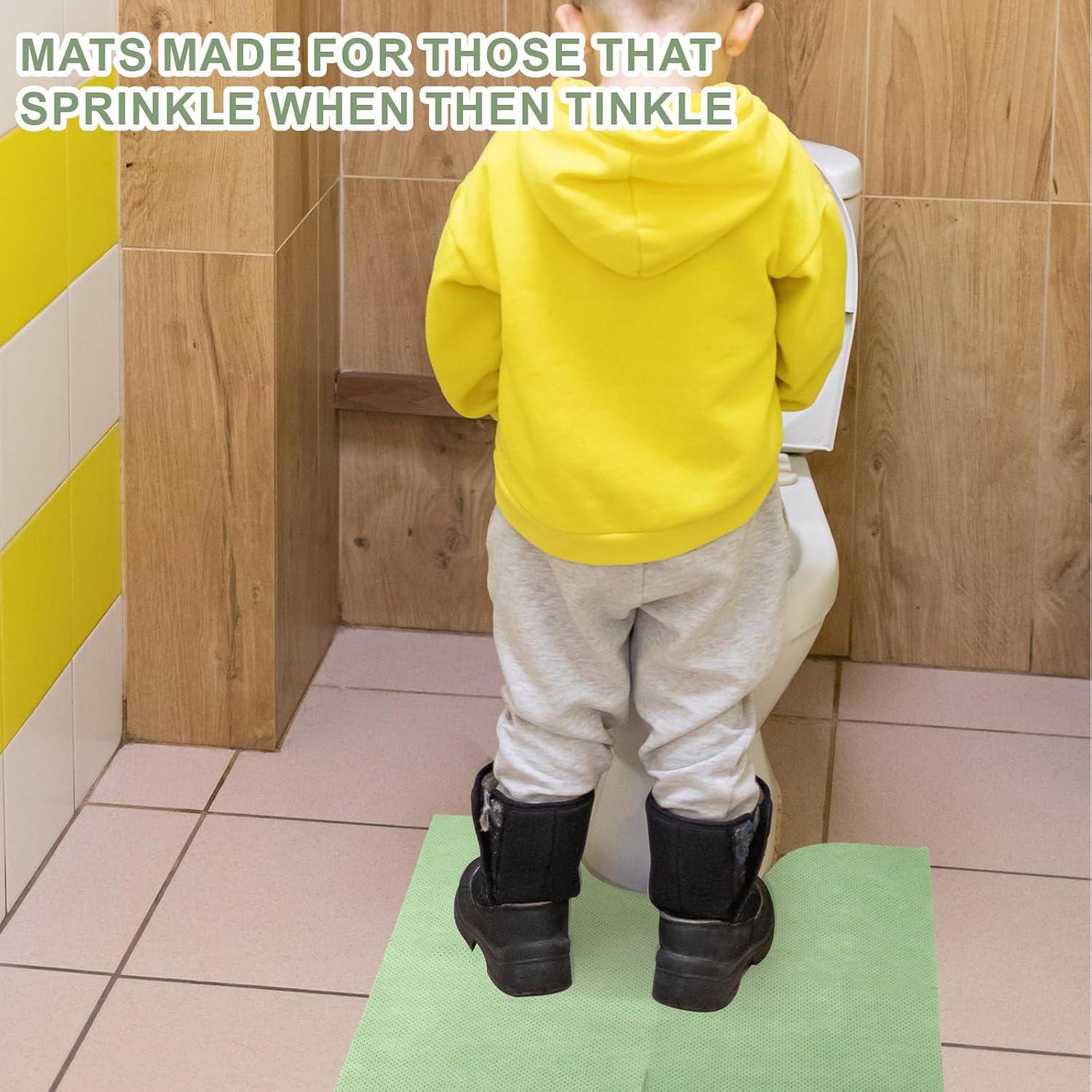 Alfombrillas Desechables para Inodoro Peryiter 25 Piezas 60x55cm Verde