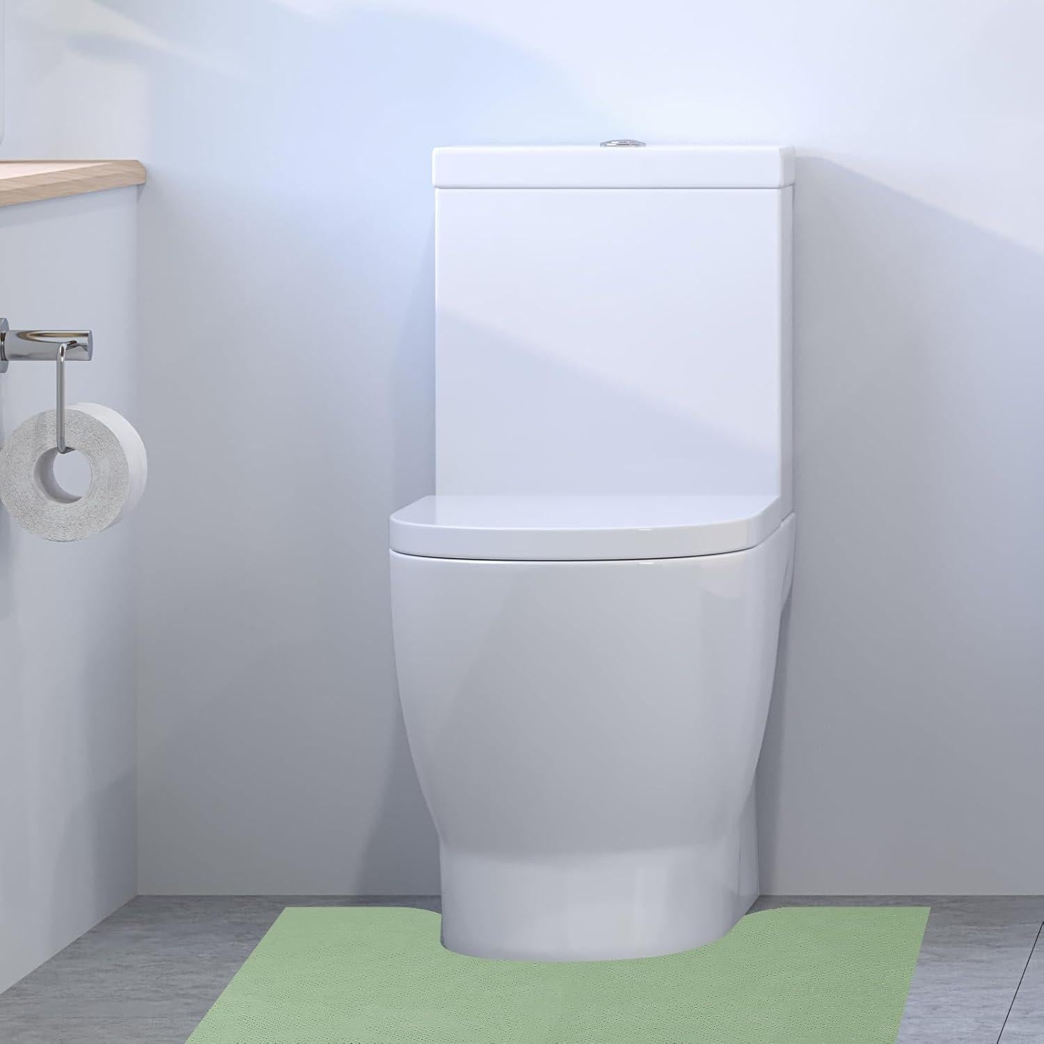 Alfombrillas Desechables para Inodoro Peryiter 25 Piezas 60x55cm Verde