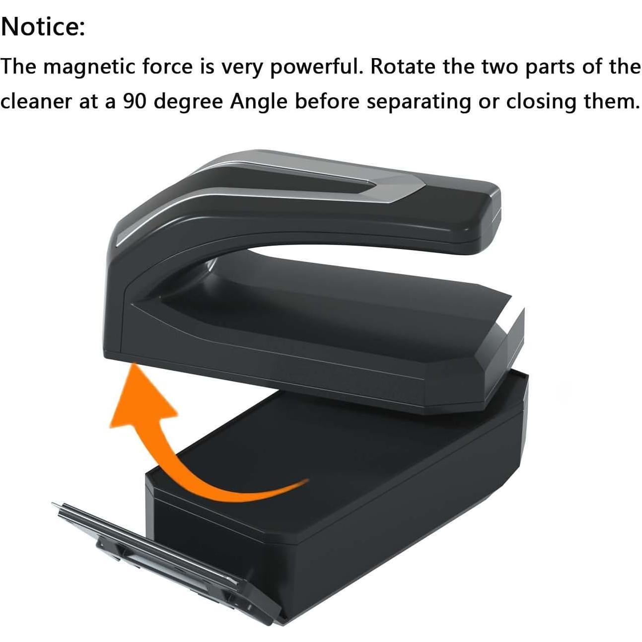 Limpiador Magnético Acuario Carefree Fish S+ con Cepillo