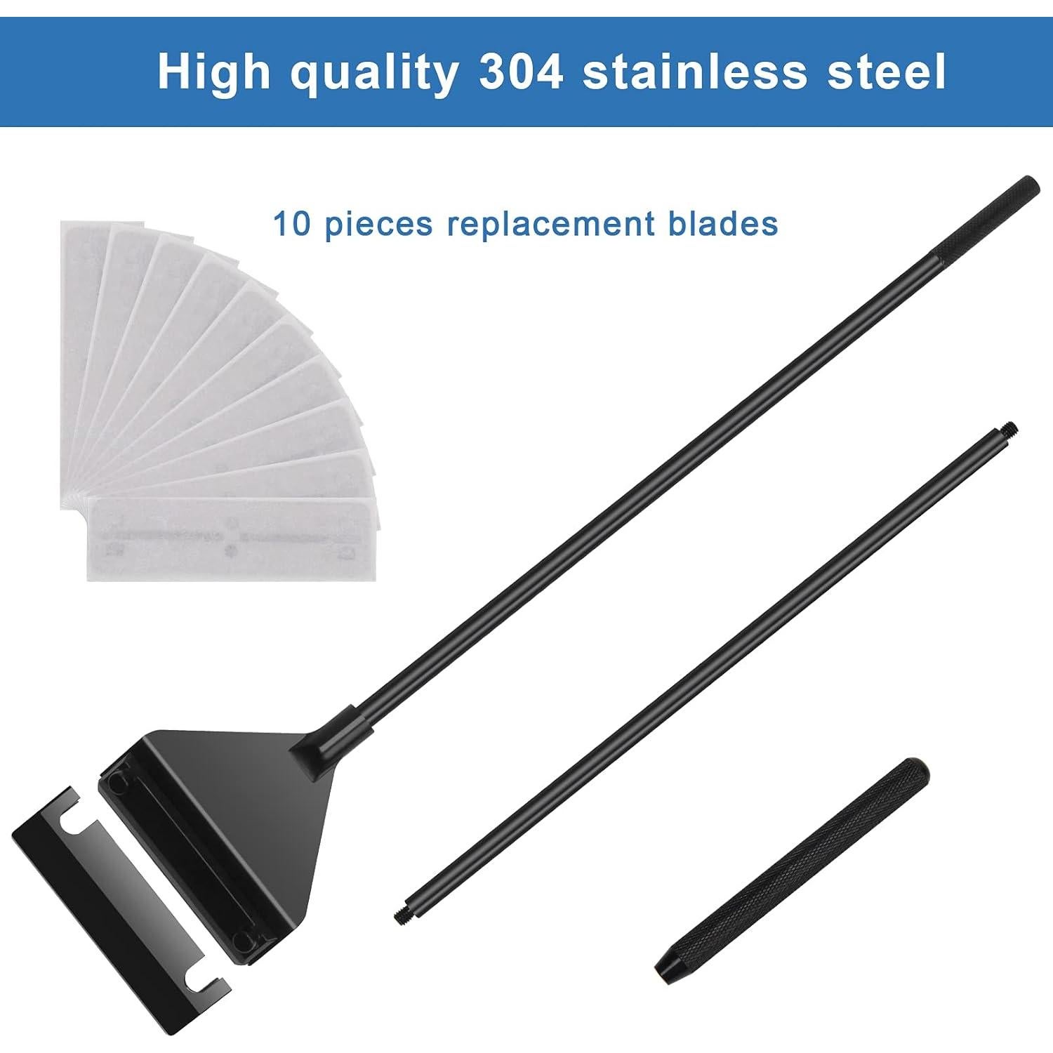 Raspador de Algas Luxiv de Acero Inoxidable 65 cm con Cuchillas