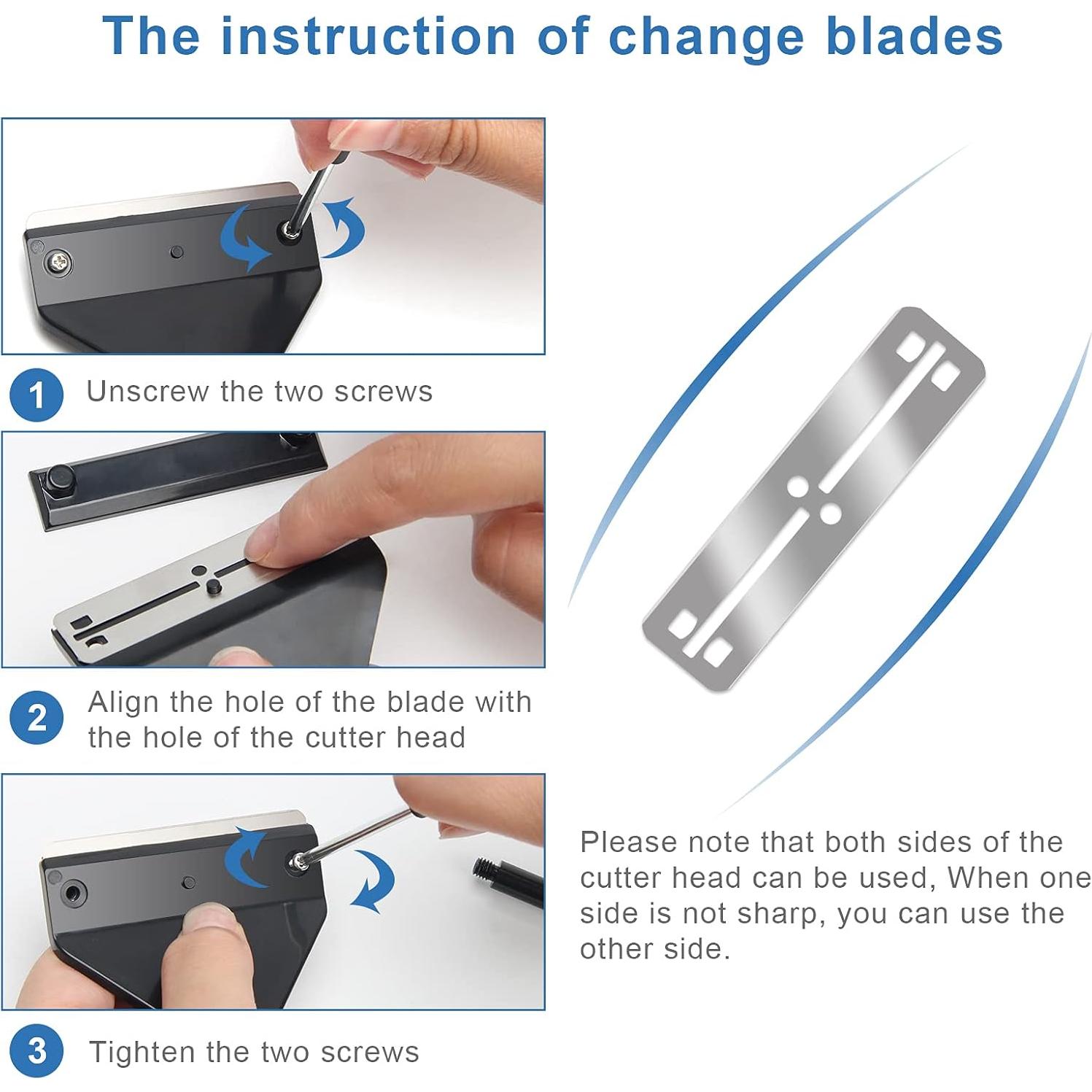 Raspador de Algas Luxiv de Acero Inoxidable 65 cm con Cuchillas