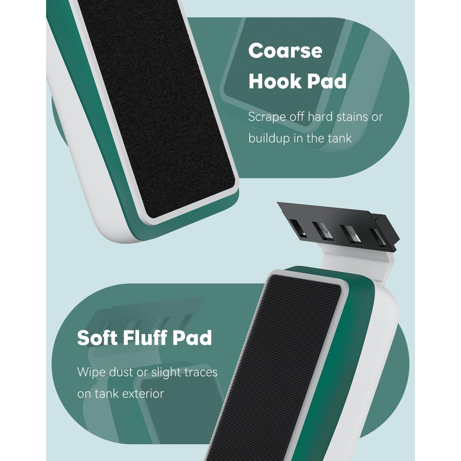 Limpiador Magnético de Acuario Pawfly con 2 Raspadores 6.35mm