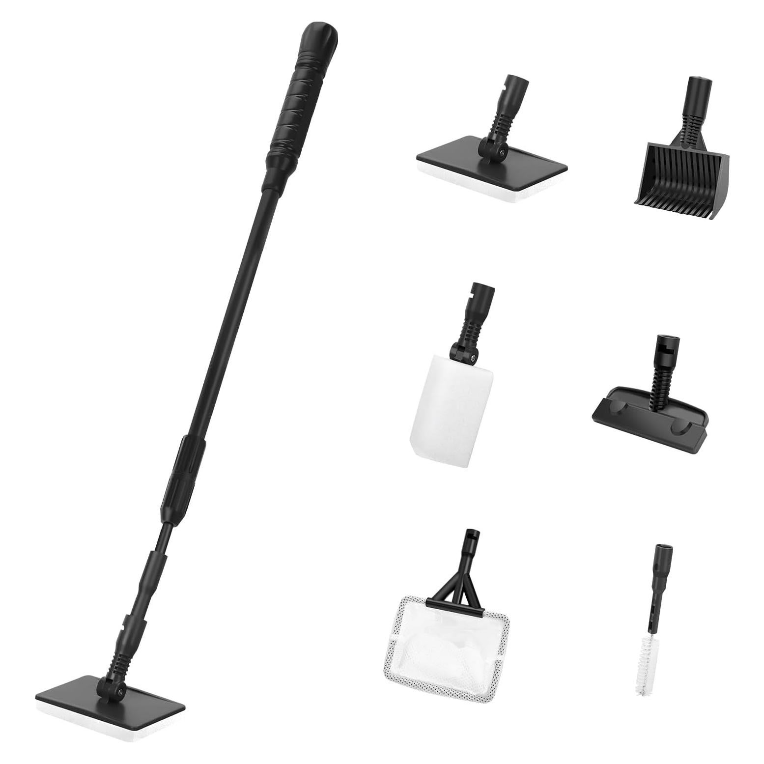 Kit de Limpieza de Acuario 6 en 1 AQUANEAT con Mango Ajustable