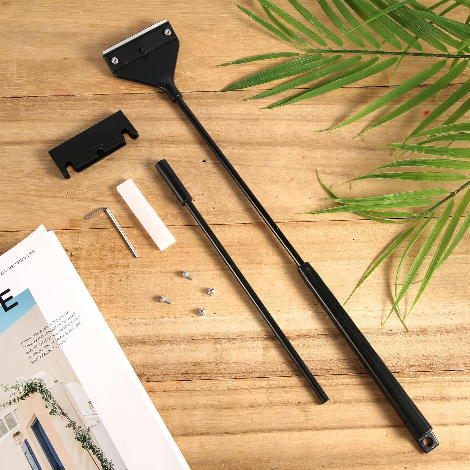 Rascador de Algas para Acuarios PEUTIER 62 cm 2 en 1 con 10 Cuchillas