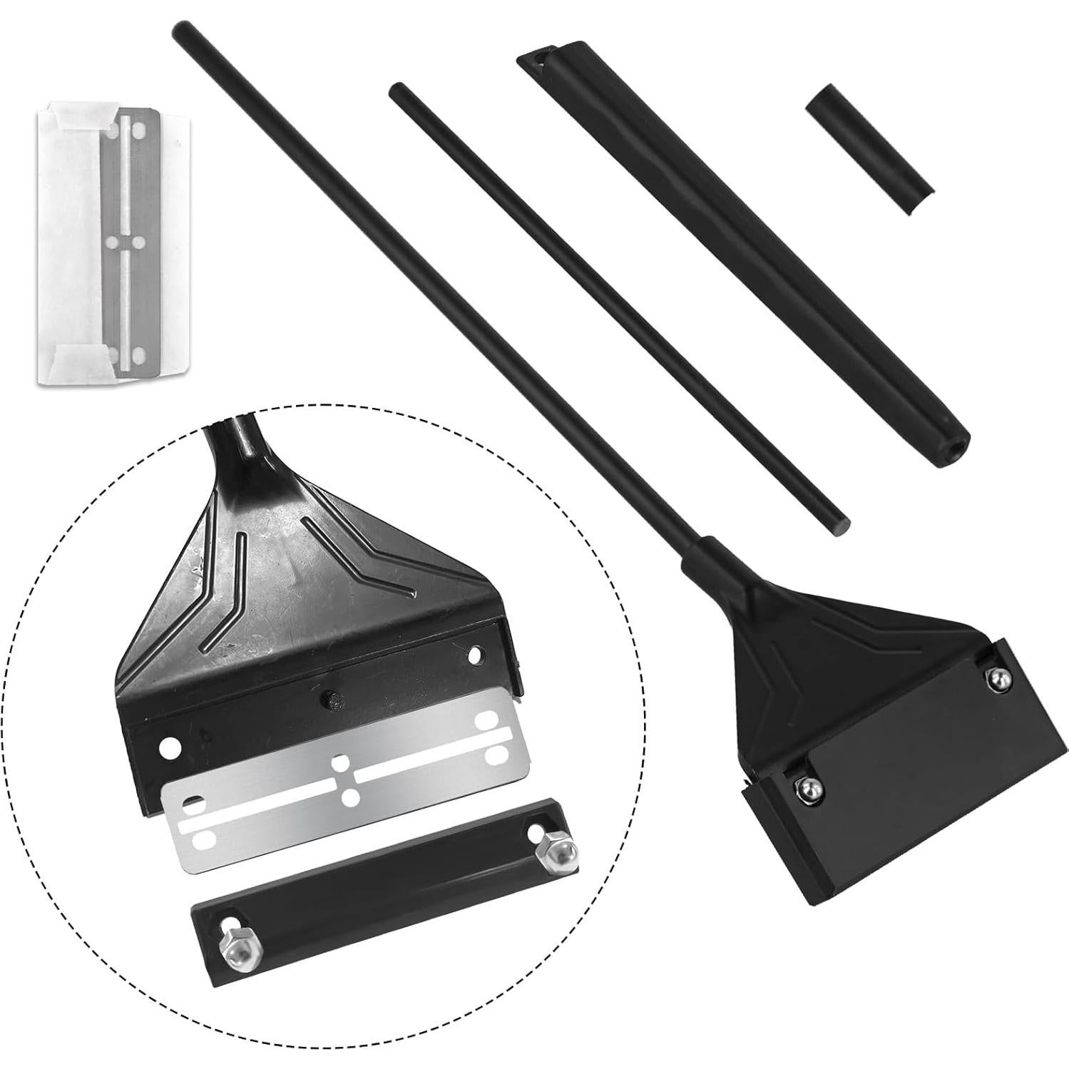 Rascador de Algas para Acuarios PEUTIER 62 cm 2 en 1 con 10 Cuchillas