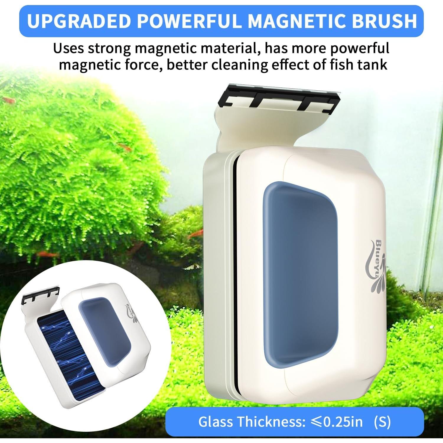 Limpiador Magnético para Acuarios BlueYu GC66 - 0.38-0.64 cm