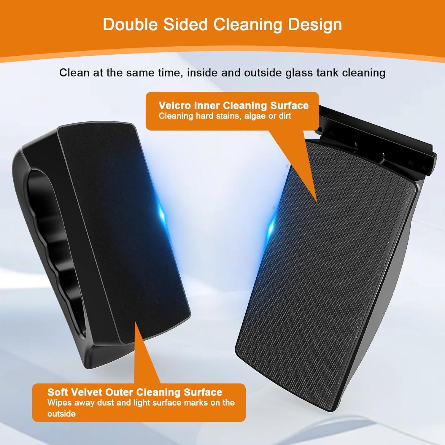 Limpiador de Cristal Magnético hygger S para Acuarios 0.1-0.2"