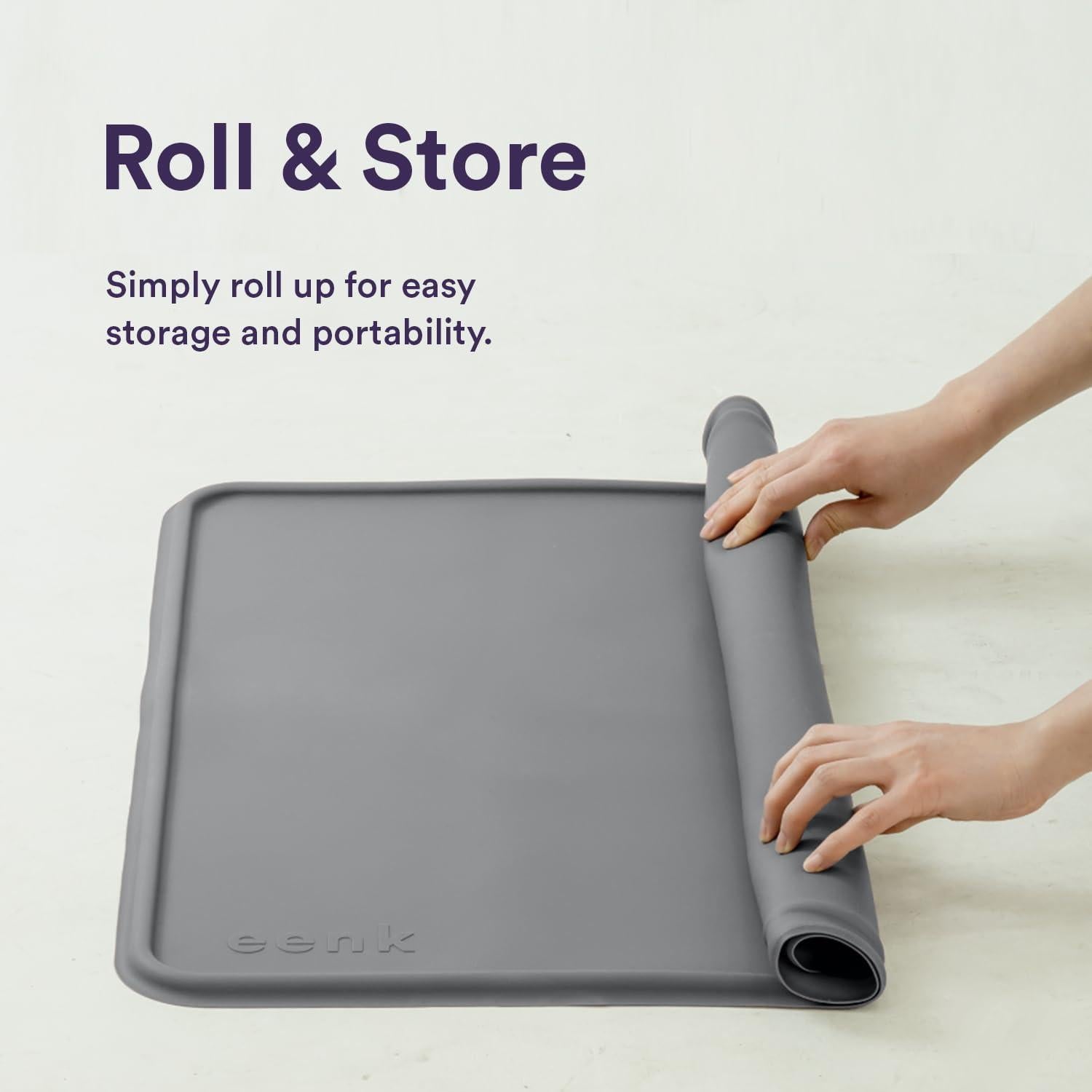 Soporte para almohadillas de perros eenk - Grande, Gris, 68.6 cm