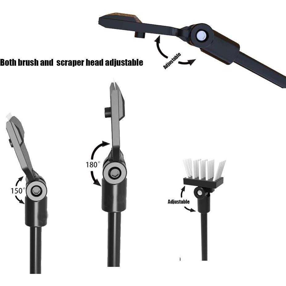 Raspador de Algas Fzone con 10 Cuchillas de Acero Inoxidable 66cm