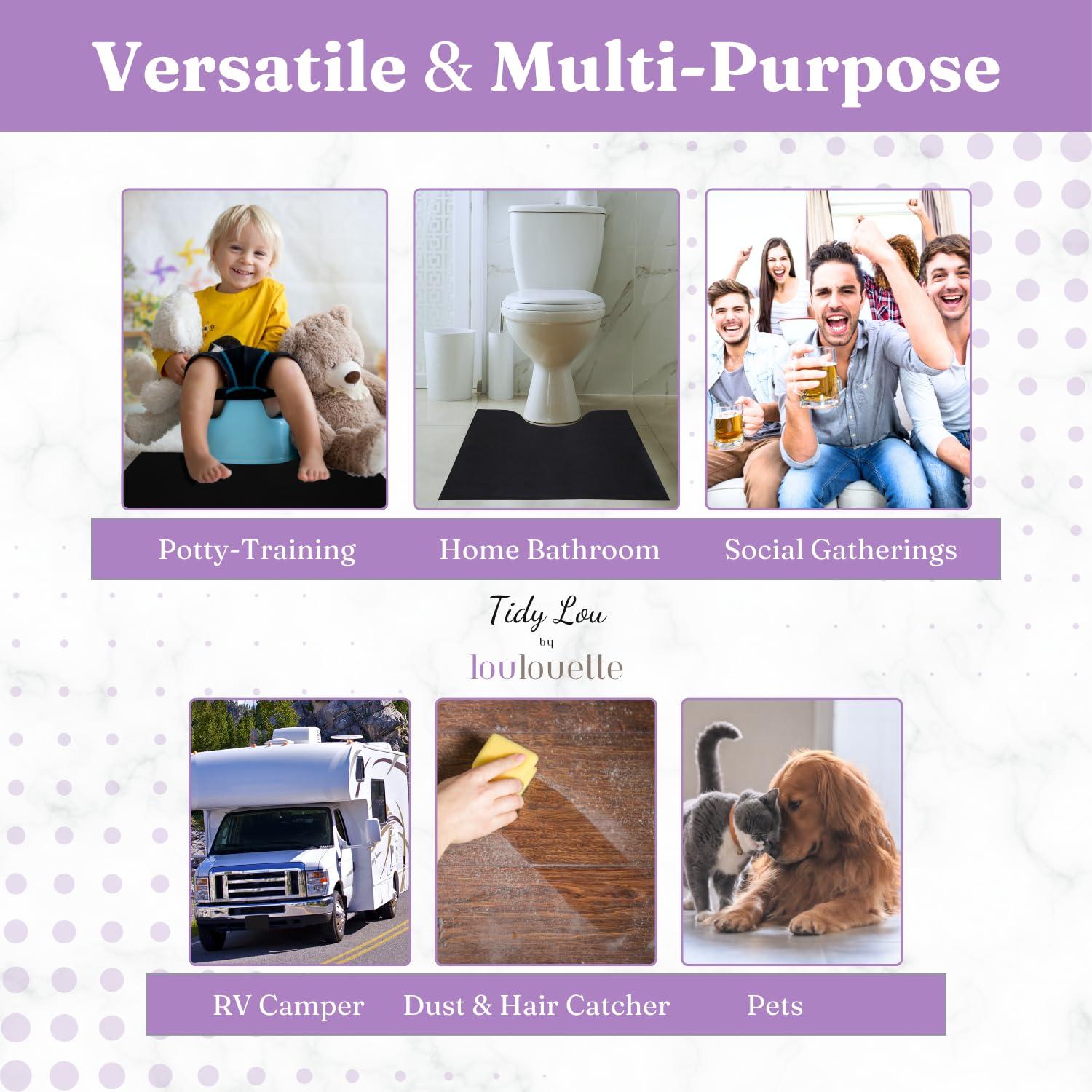 Alfombrillas Desechables para Inodoro Tidy Lou - Paquete de 25