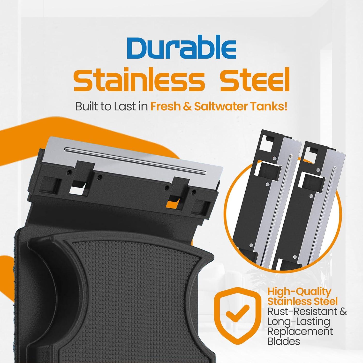 Cuchillas de Raspado Flipper Estándar para Acuarios - Paquete de 2