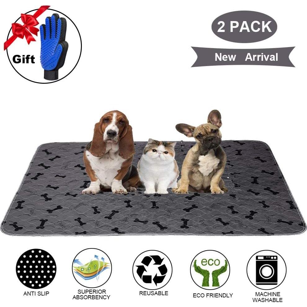 Alfombrillas Lavables para Perros JDPET 78x91 cm - 2 Piezas