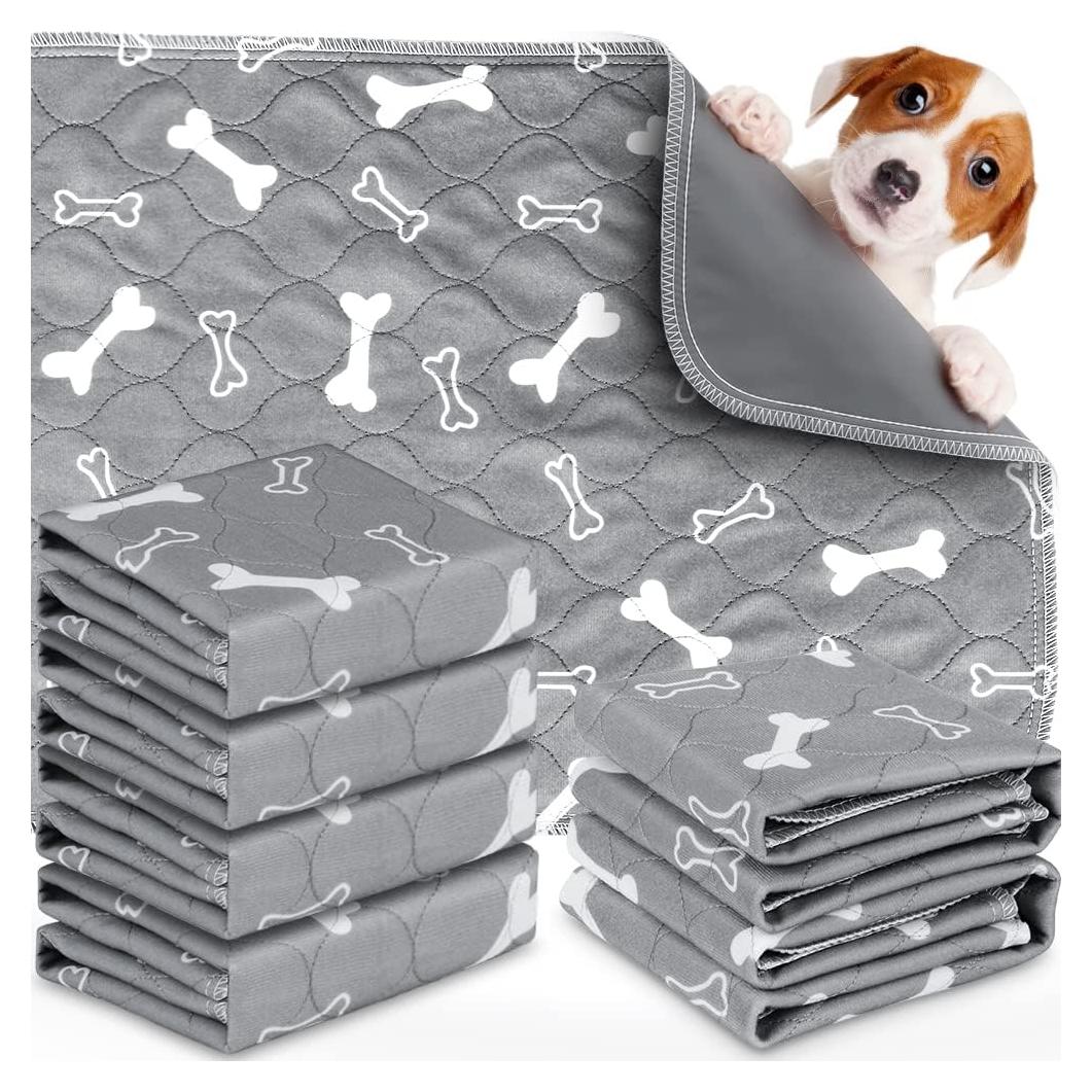 Paquete de 6 almohadillas lavables para perros 61x41 cm Wortade