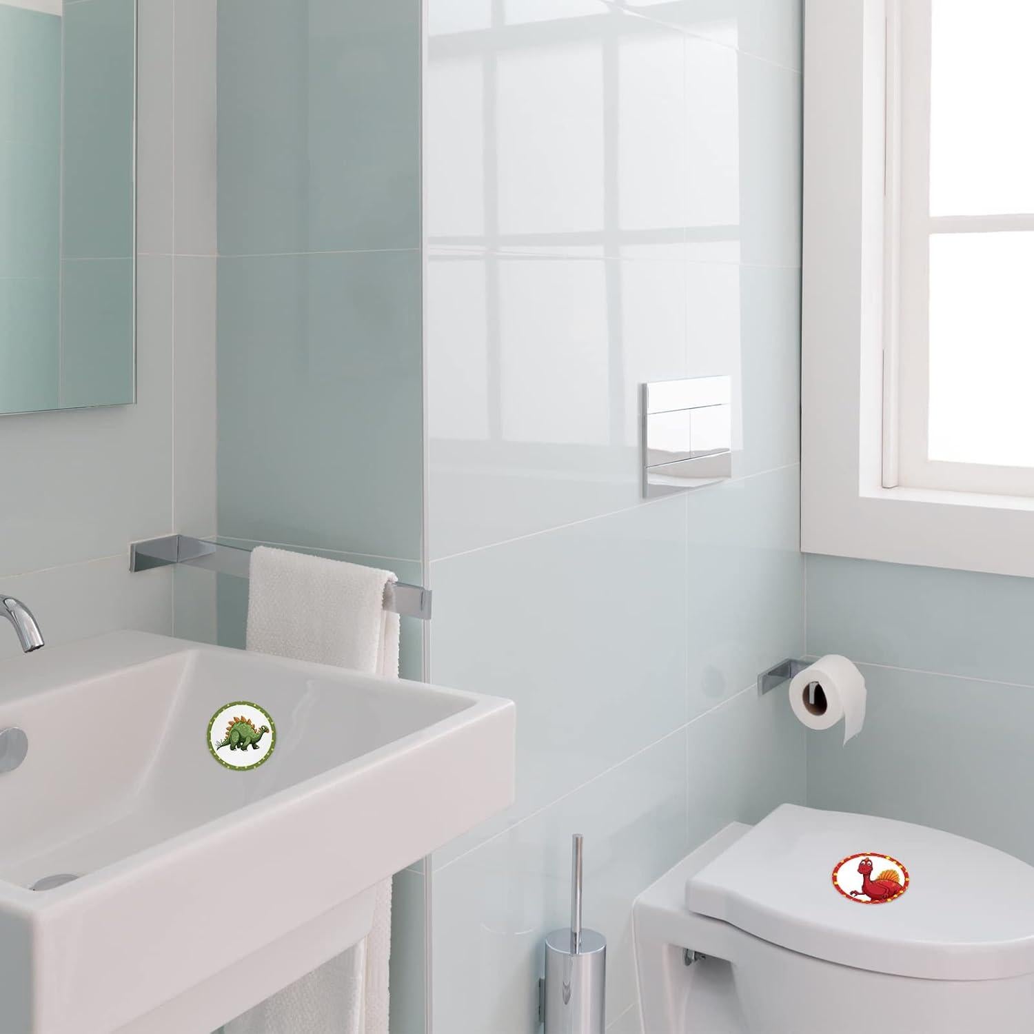 Laumoi 120 Pcs Objetivos de Inodoro para Entrenamiento Infantil