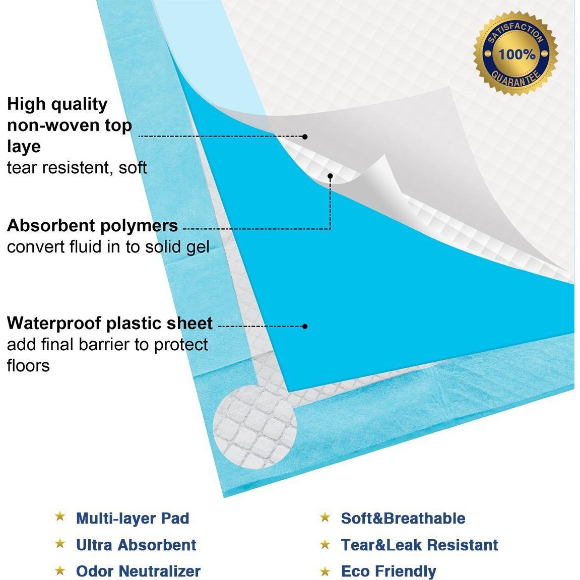 Almohadillas de Entrenamiento para Perros Petfamily 100 Unidades 56x56 cm