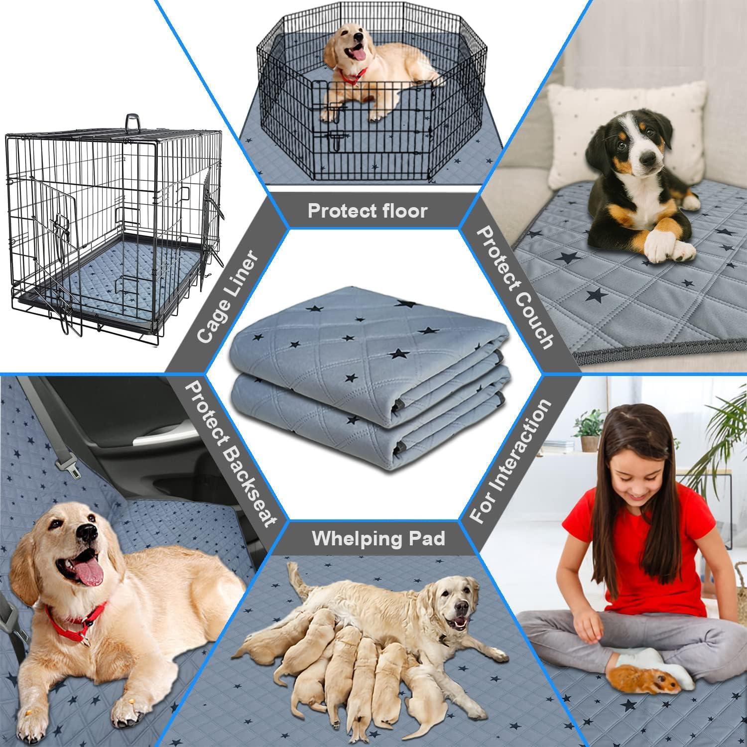 Almohadillas Lavables RIOUSSI para Perros 45.72x60.96 cm 4pack