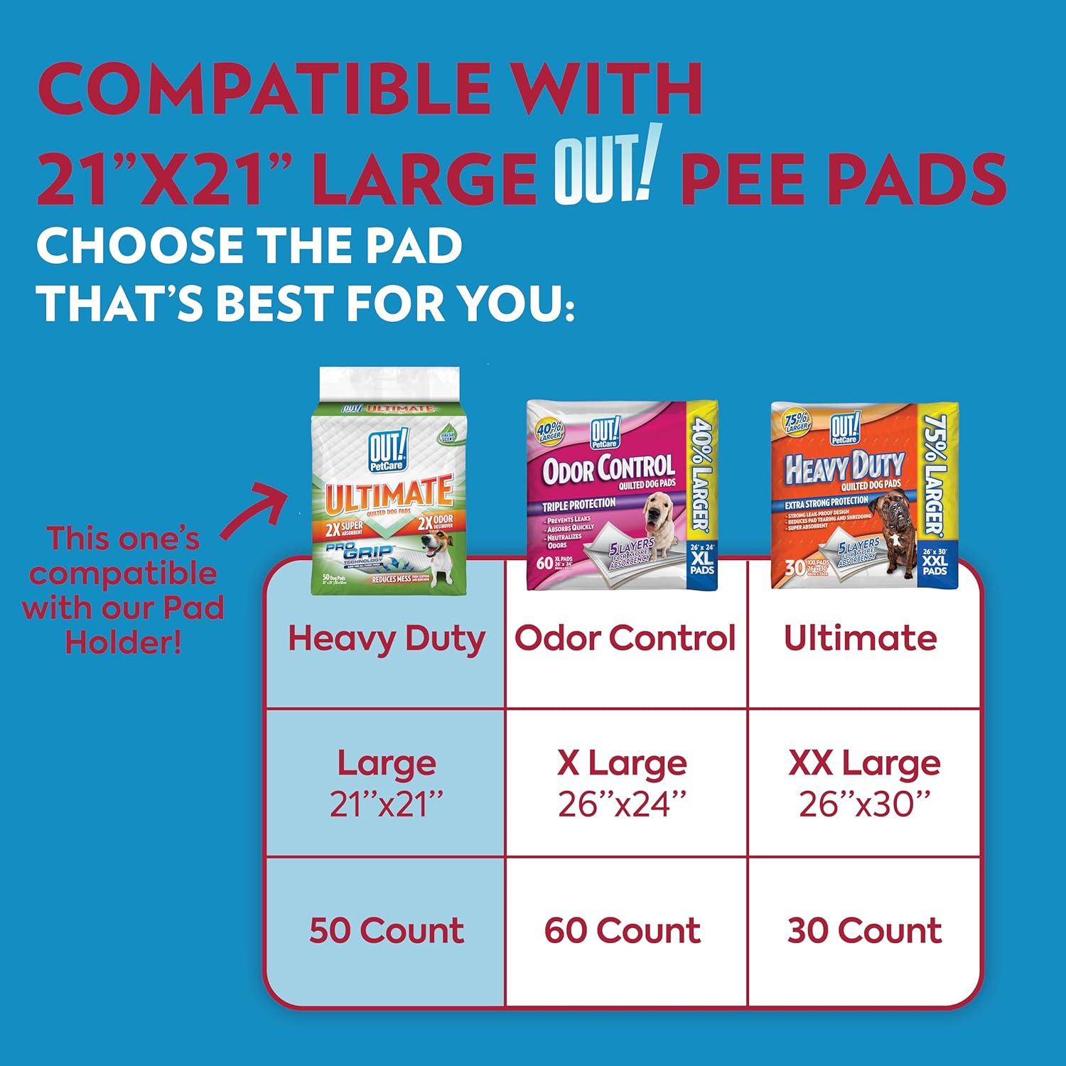 Bandeja Portapads para Perros OUT! PetCare 53x53 cm Antideslizante