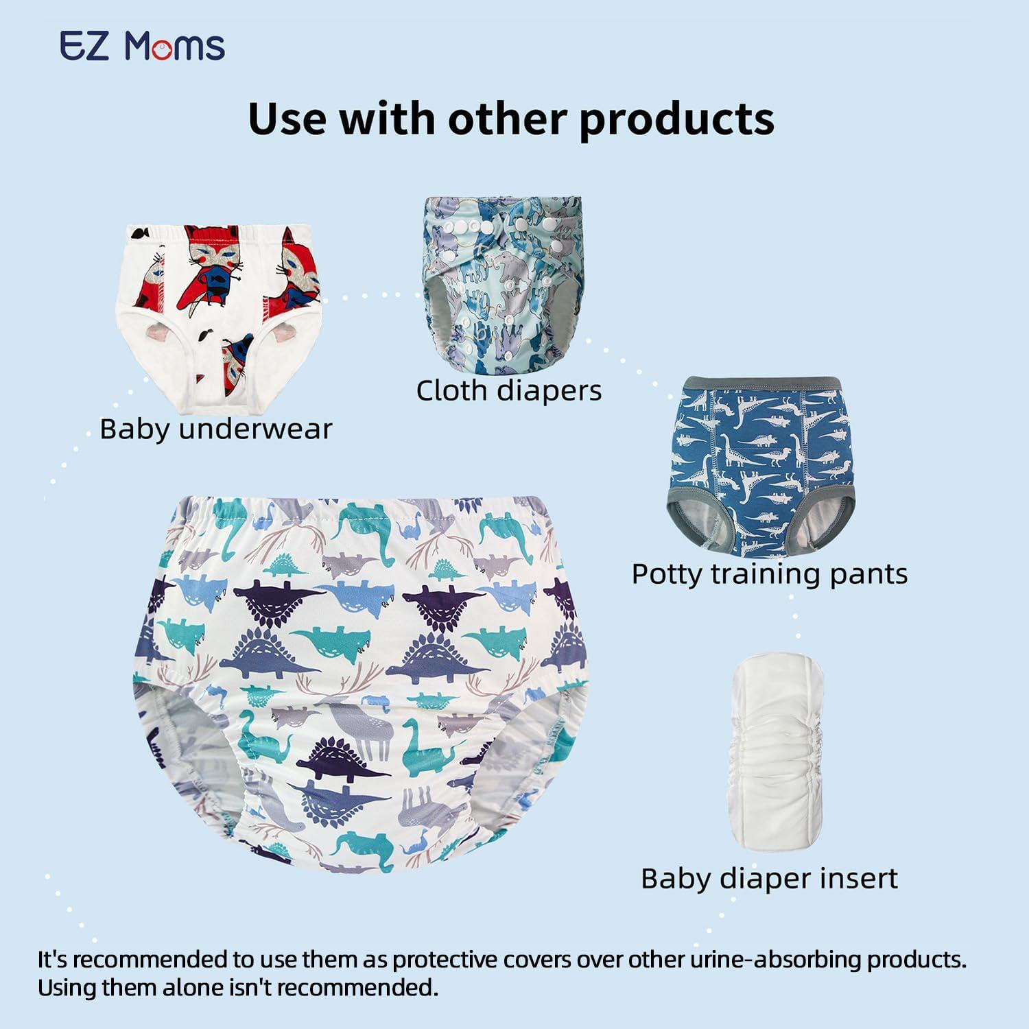 Cubiertas de Pañales Reutilizables EZ Moms 3T - Paquete de 10