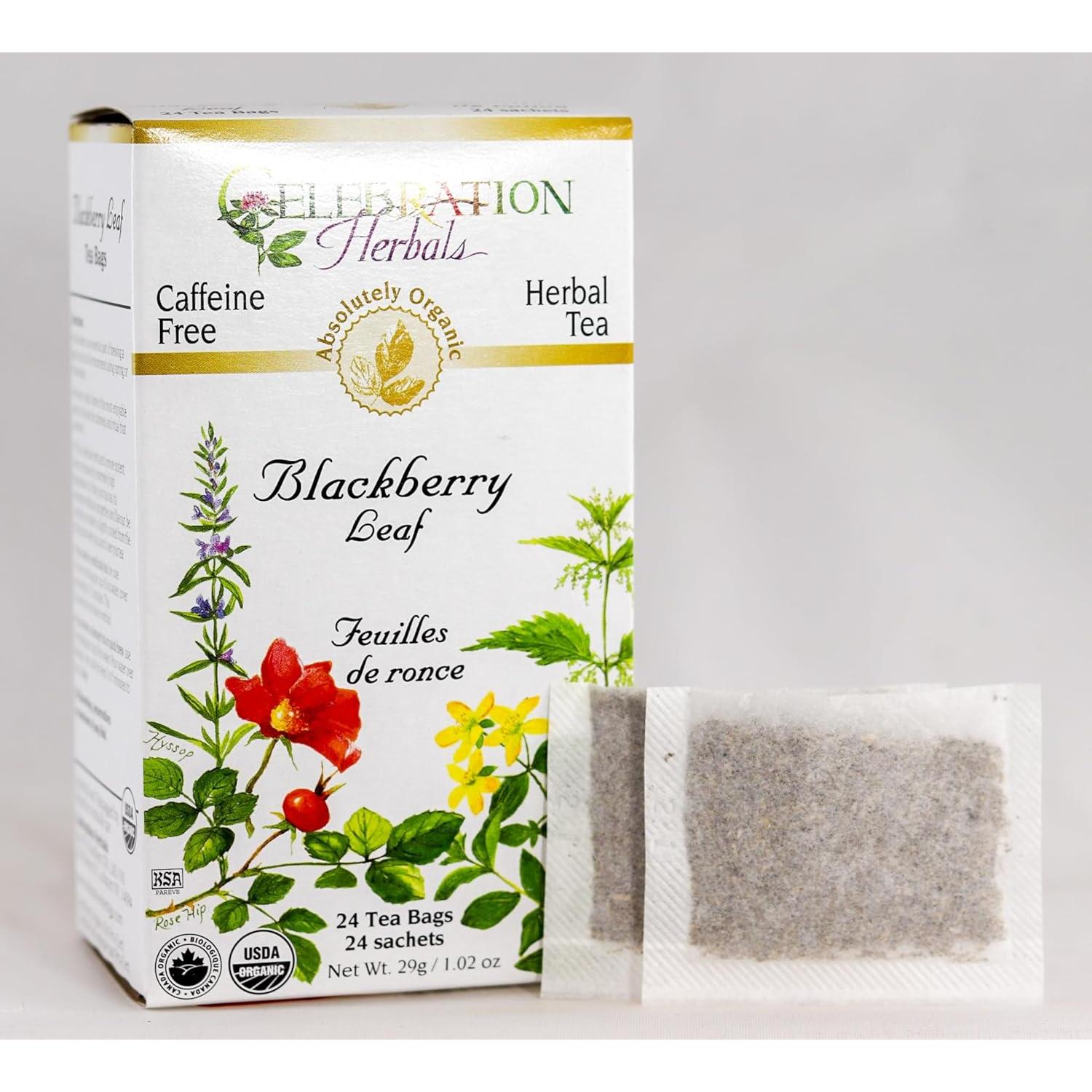 Hoja de Mora Orgánica Celebración Herbals 24 Bolsas 29g