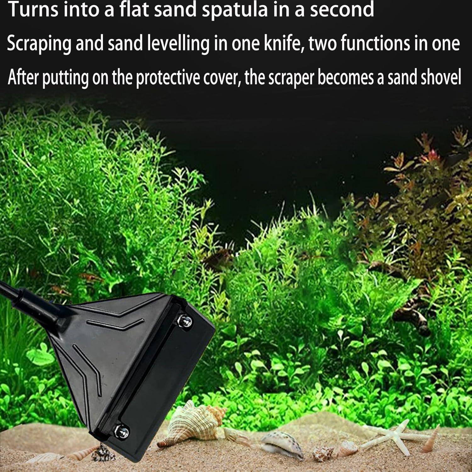 Raspador de Algas GZTFPQ para Acuarios de Vidrio con 5 Cuchillas