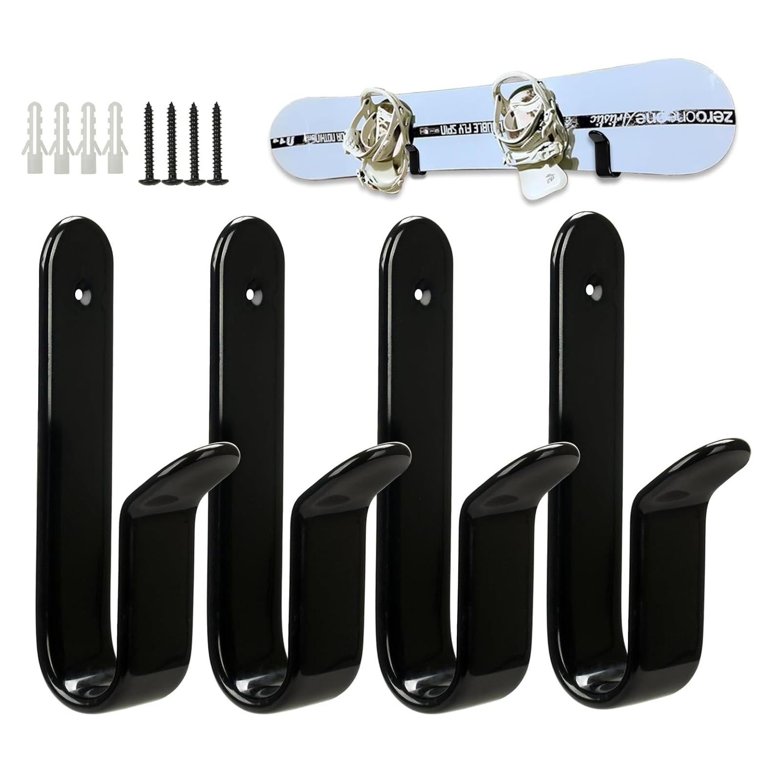 Soporte de Pared para Snowboard Rolitwils - 4 Piezas Metal