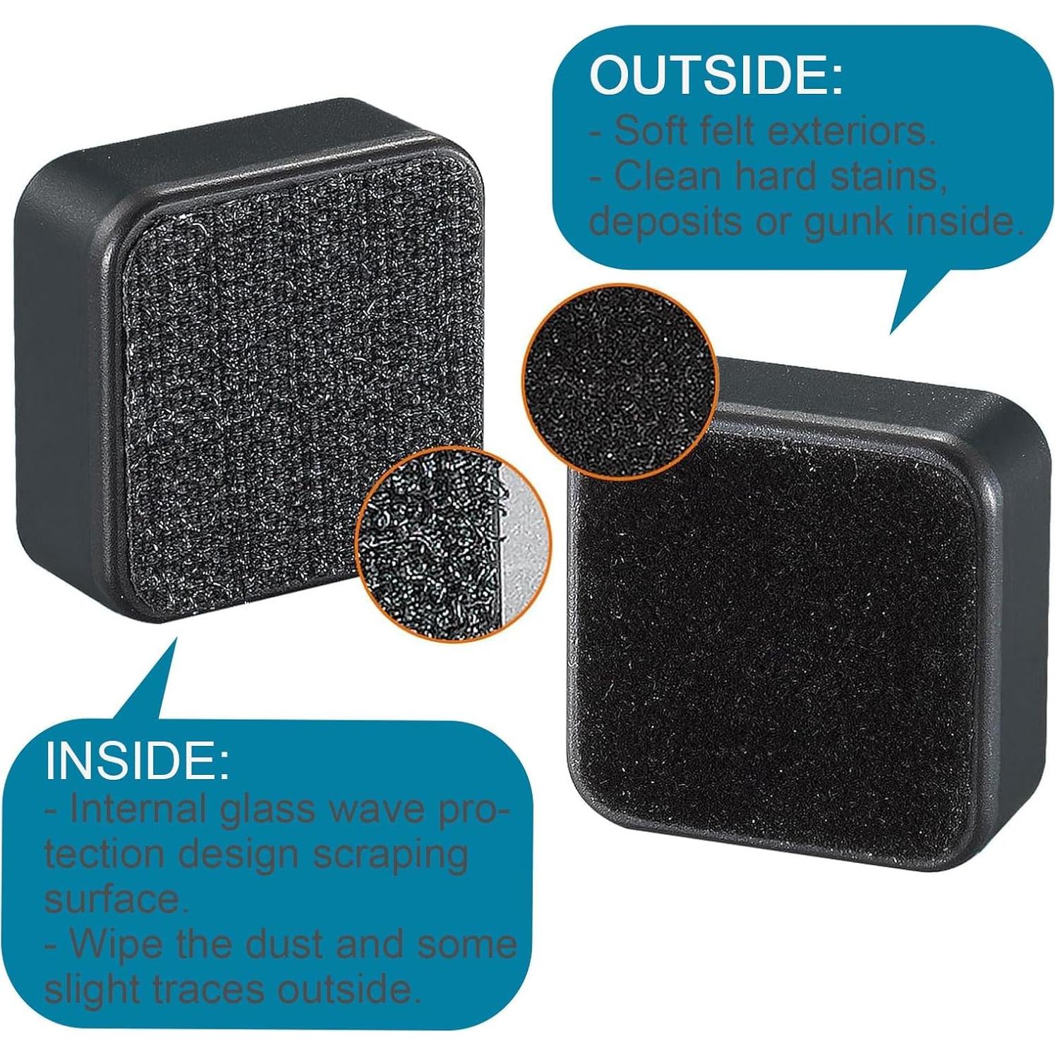 Limpiador Magnético de Acuario NASOFIR 30x30mm para Vidrio