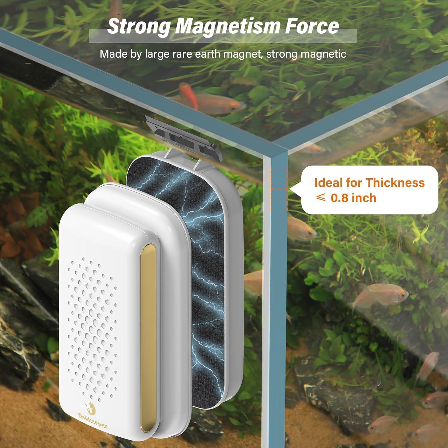 Limpiador Magnético de Cristales para Acuarios Fishkeeper XL