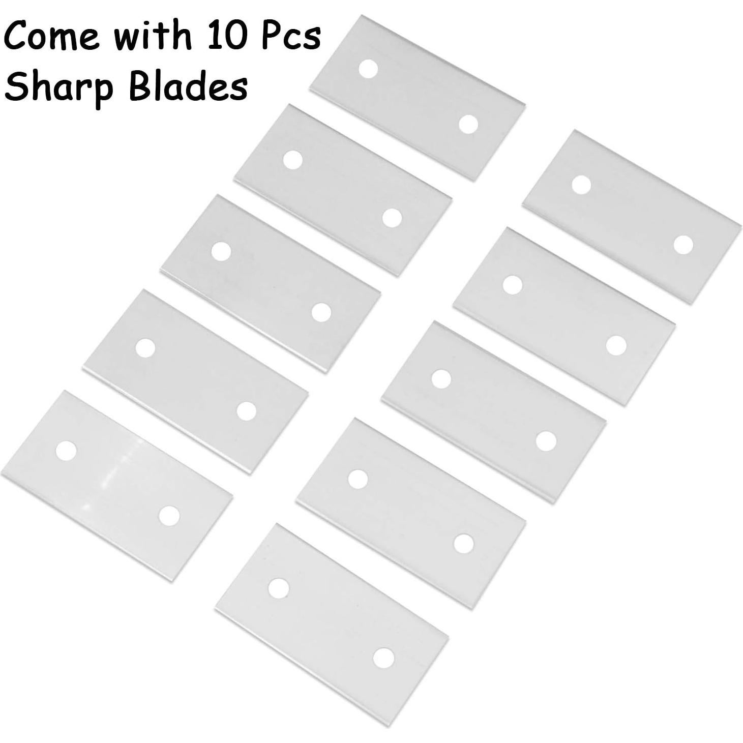 Raspador de Algas Acero Inoxidable 304 Famgee 65 cm con 10 Cuchillas
