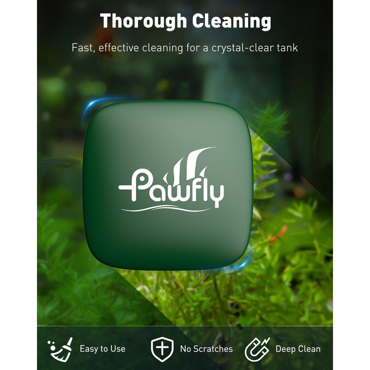 Limpiador Magnético Pawfly para Acuarios de Vidrio 3.81 cm