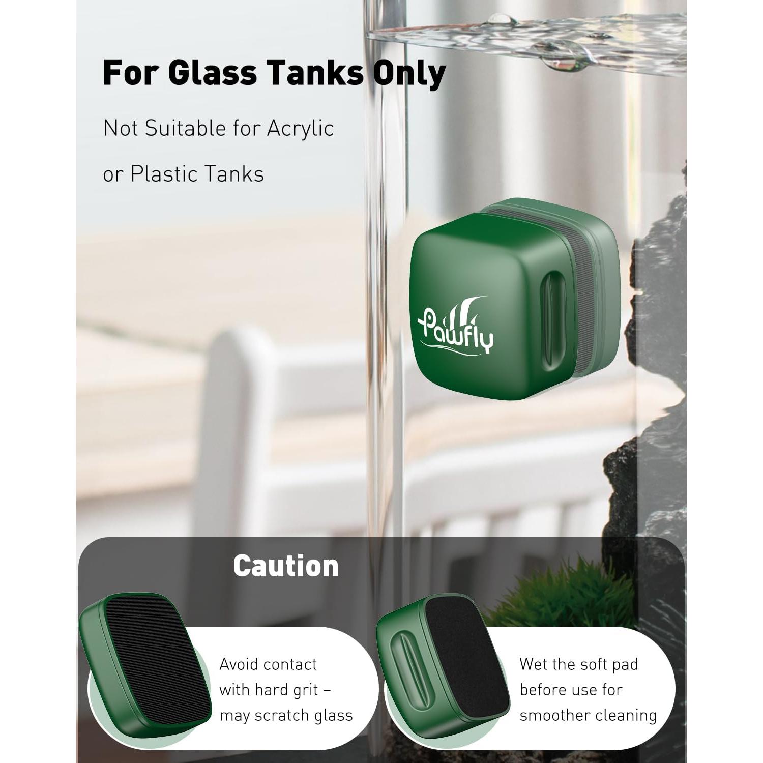 Limpiador Magnético Pawfly para Acuarios de Vidrio 3.81 cm