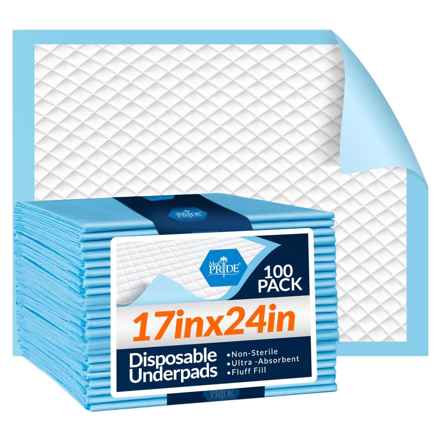 Almohadillas Desechables MED PRIDE 43x61 cm - 300 Unidades