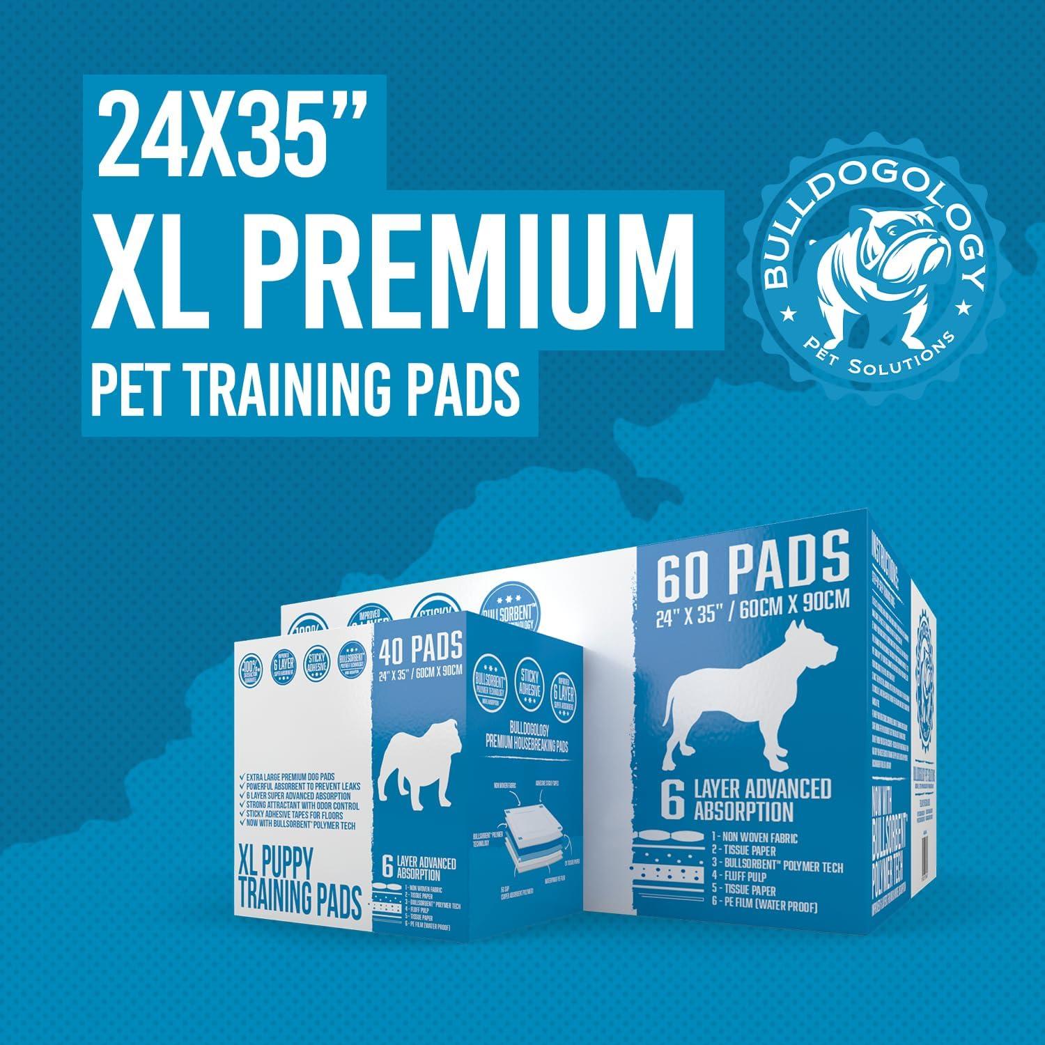 Almohadillas para Perros XL Bulldogology 40 Contenido 61x89 cm