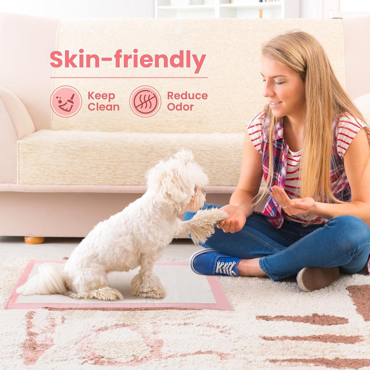 Alfombrillas de Entrenamiento para Mascotas Conejos Rojos 33x46 cm